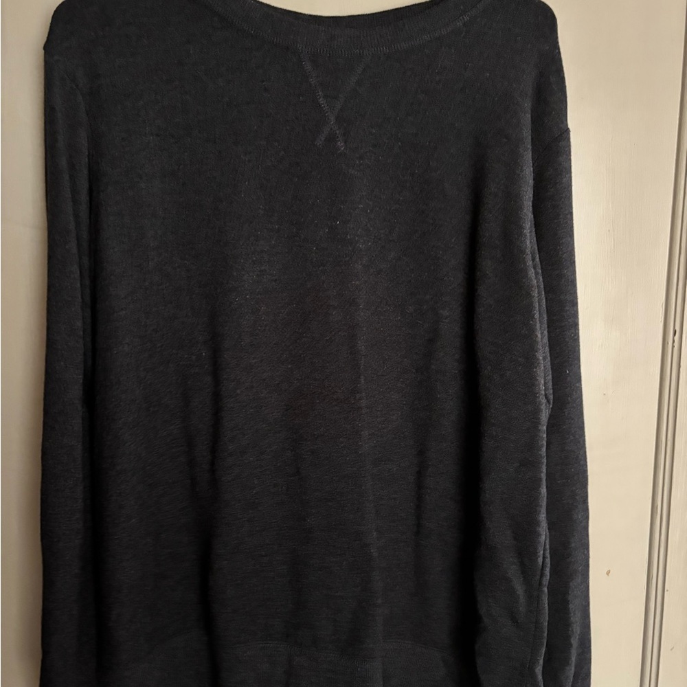 Stars Above Black Crewneck Sweater Classic Knit